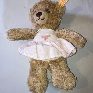 STEIFF Sleep Well Musical Lullaby Teddy Bear in Pink Dress